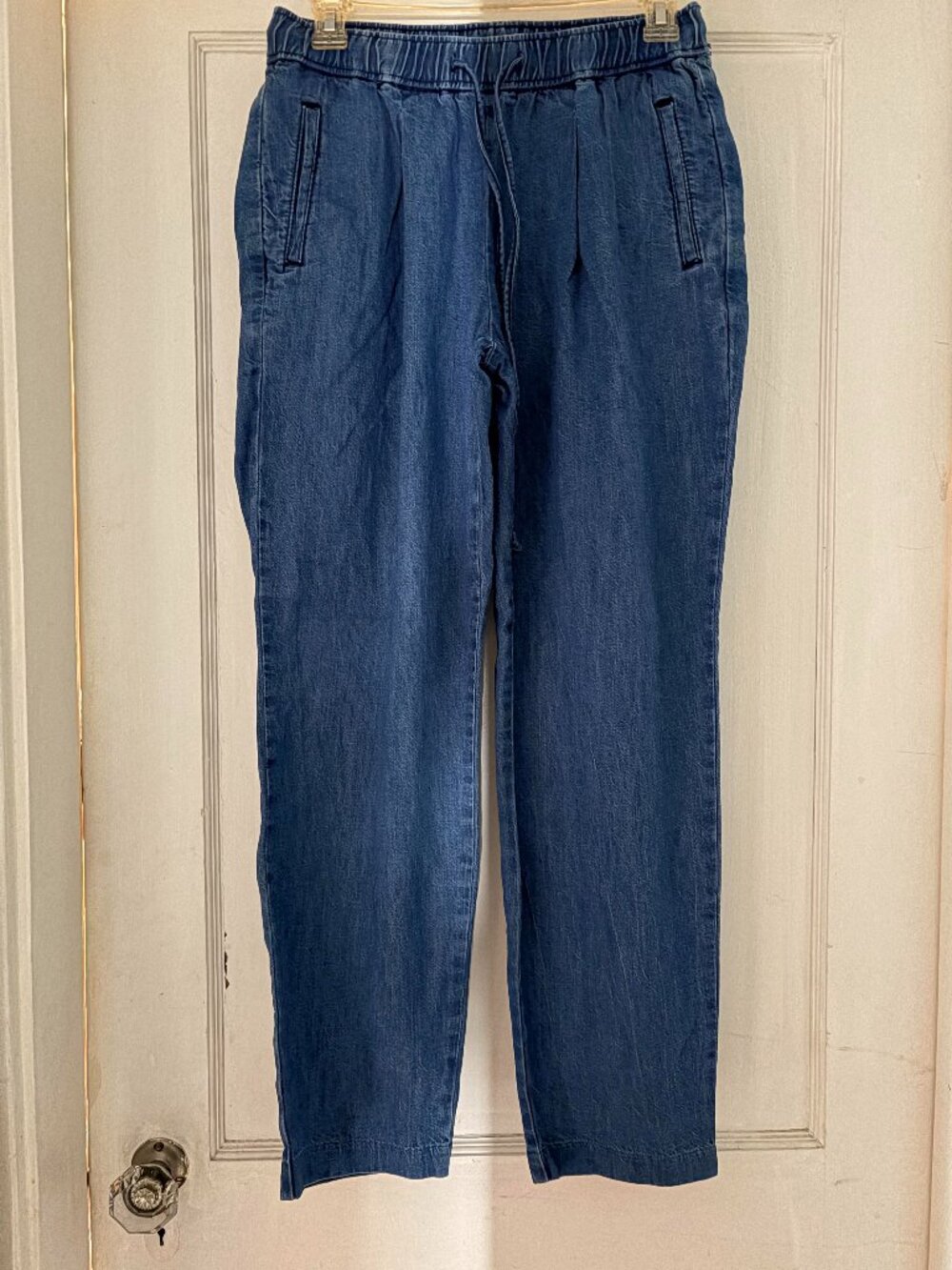 Old Navy Size XS Blue Denim Drawstring Pants